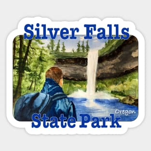 Silver Falls State Park, Oregon Sticker